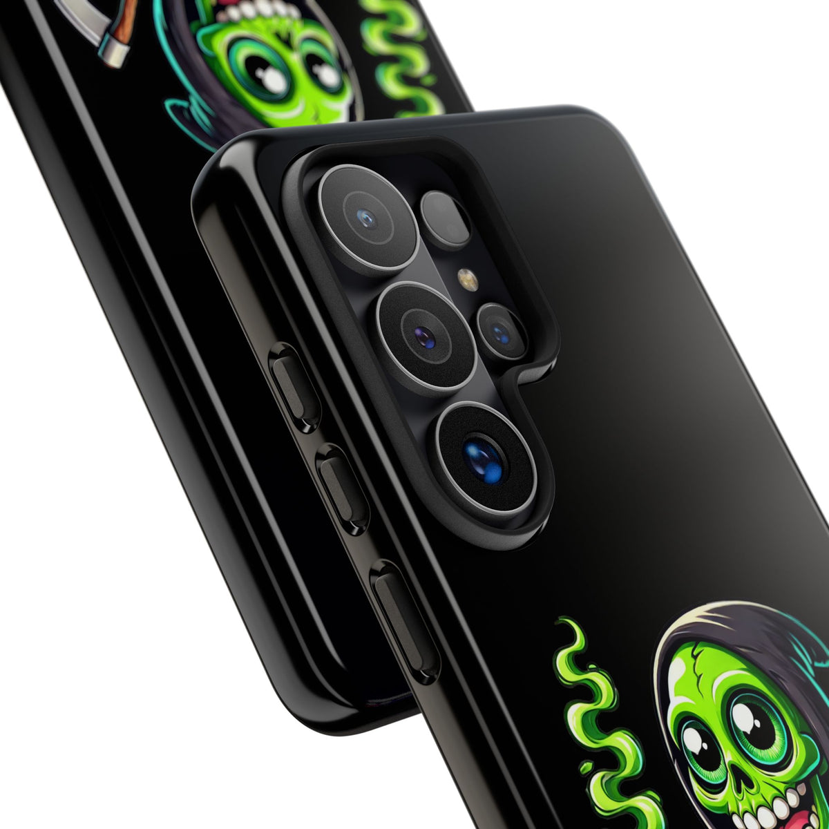 Grinning Green Reaper Phone Case