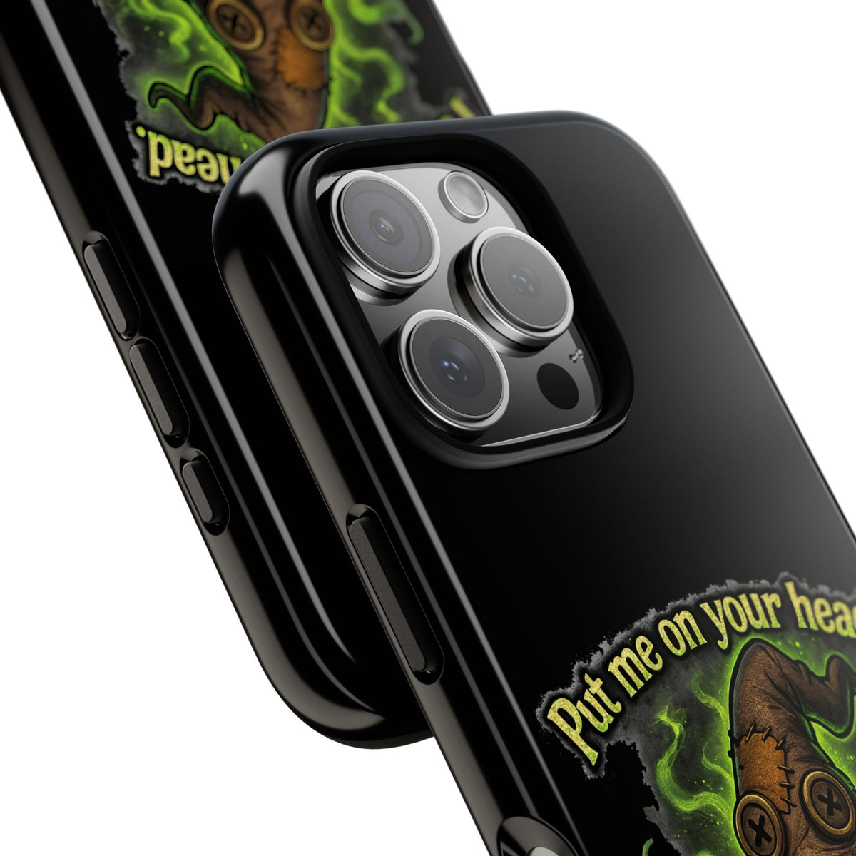 Phone Case — 'Put Me On Your Head, I Double Dare You' Witch Hat Horror Design