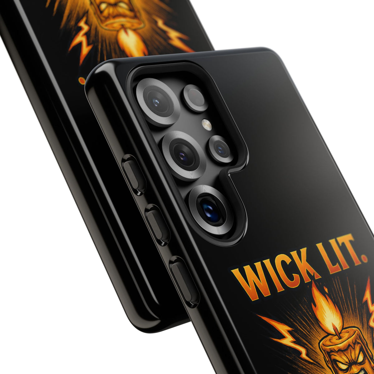 Phone Case — "Wick Lit. Patience Gone." Funny Angry Candle Protective Case