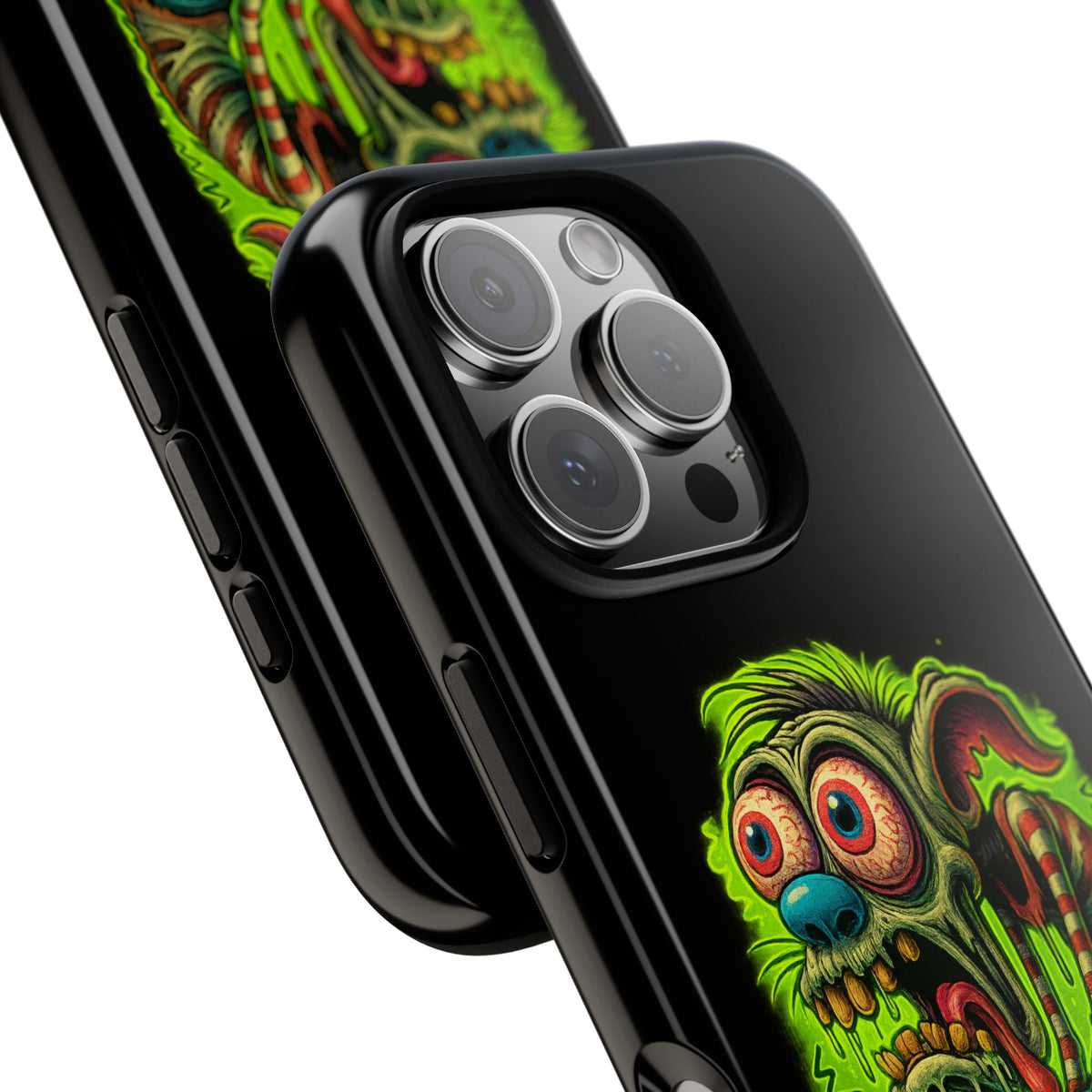 Phone Case — "Educated. Medicated. Elevated." Neon Monster Design