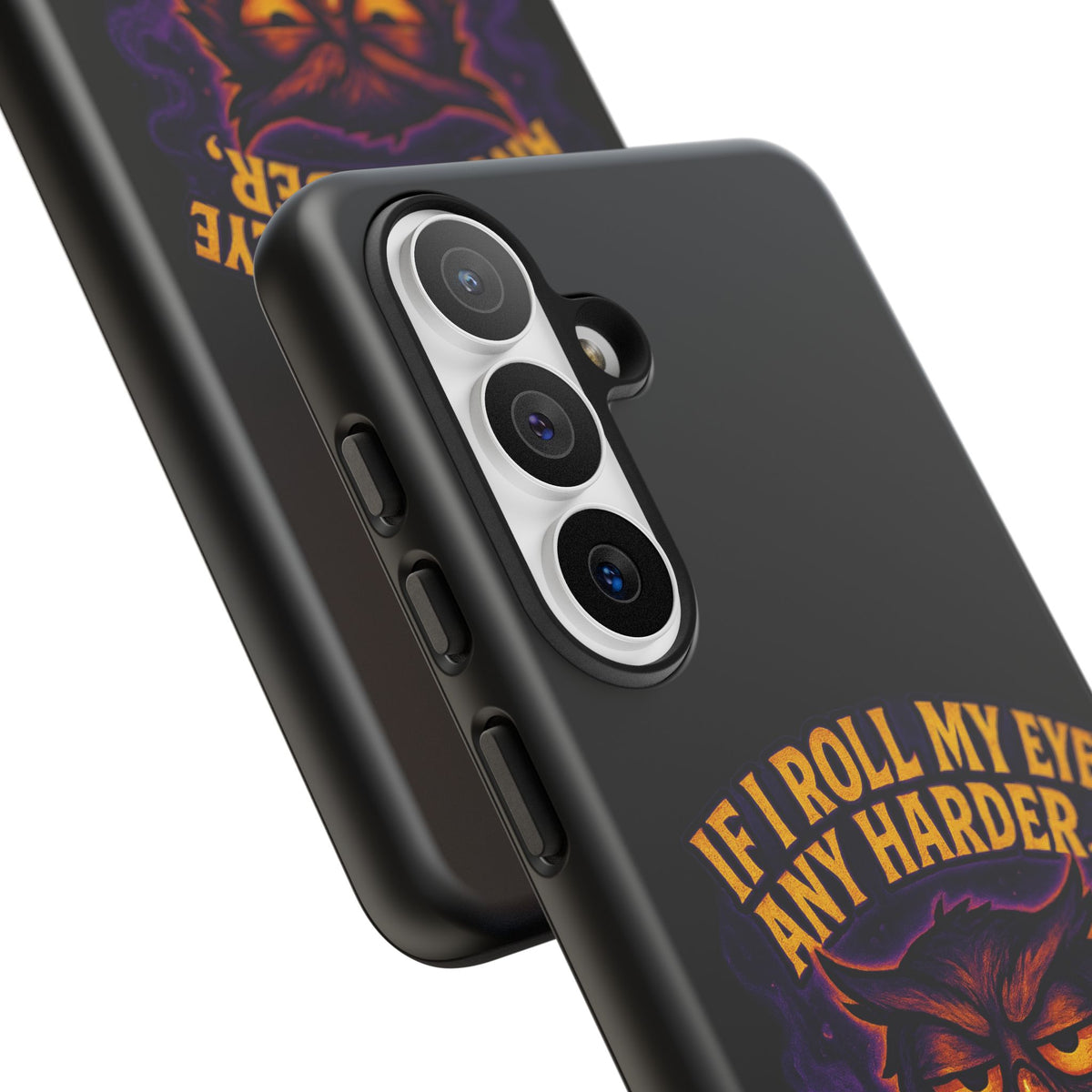 Phone Case — 'If I Roll My Eye Any Harder I'll Take Flight' Owl Graphic