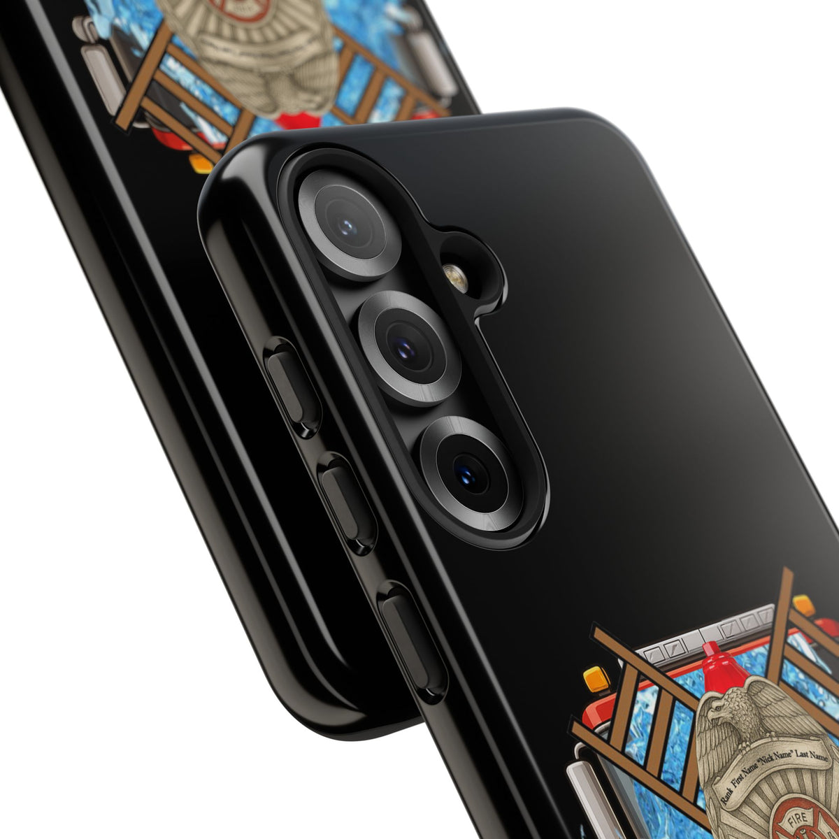 Firefighter Badge Phone Case – Maltese Cross Rescue Design