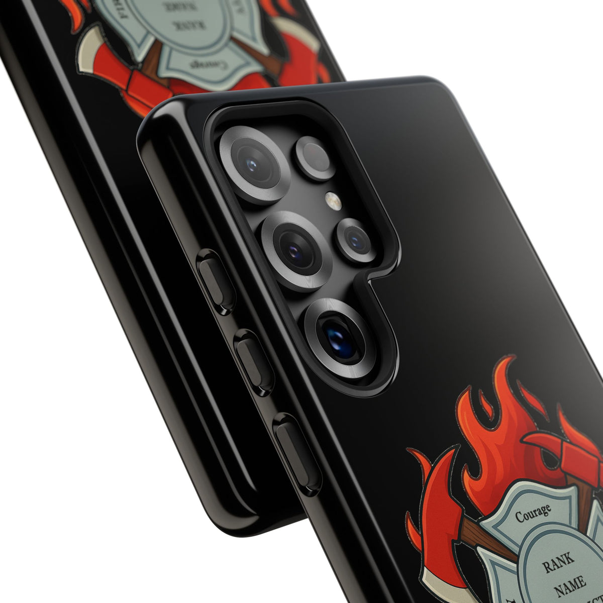Firefighter Maltese Cross Phone Case — Custom Rank/Name/District Design