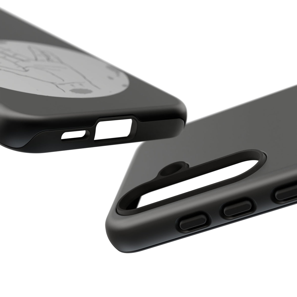 Spock Live Long Phone Case — Vulcan Salute Moon Graphic