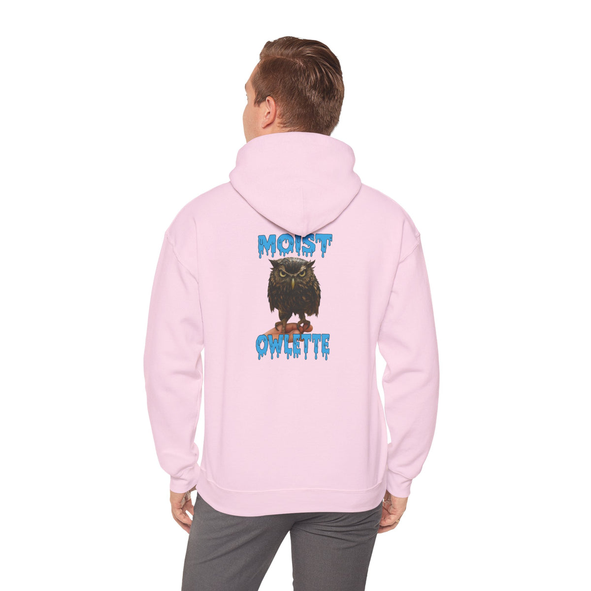 Owl Graphic Hoodie – “Must Owelette” Retro Drip Design