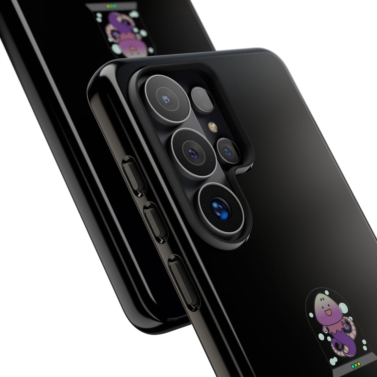 Phone Case — 'Got Protection?' Cute Purple Alien Anti-Shock Protective Cover