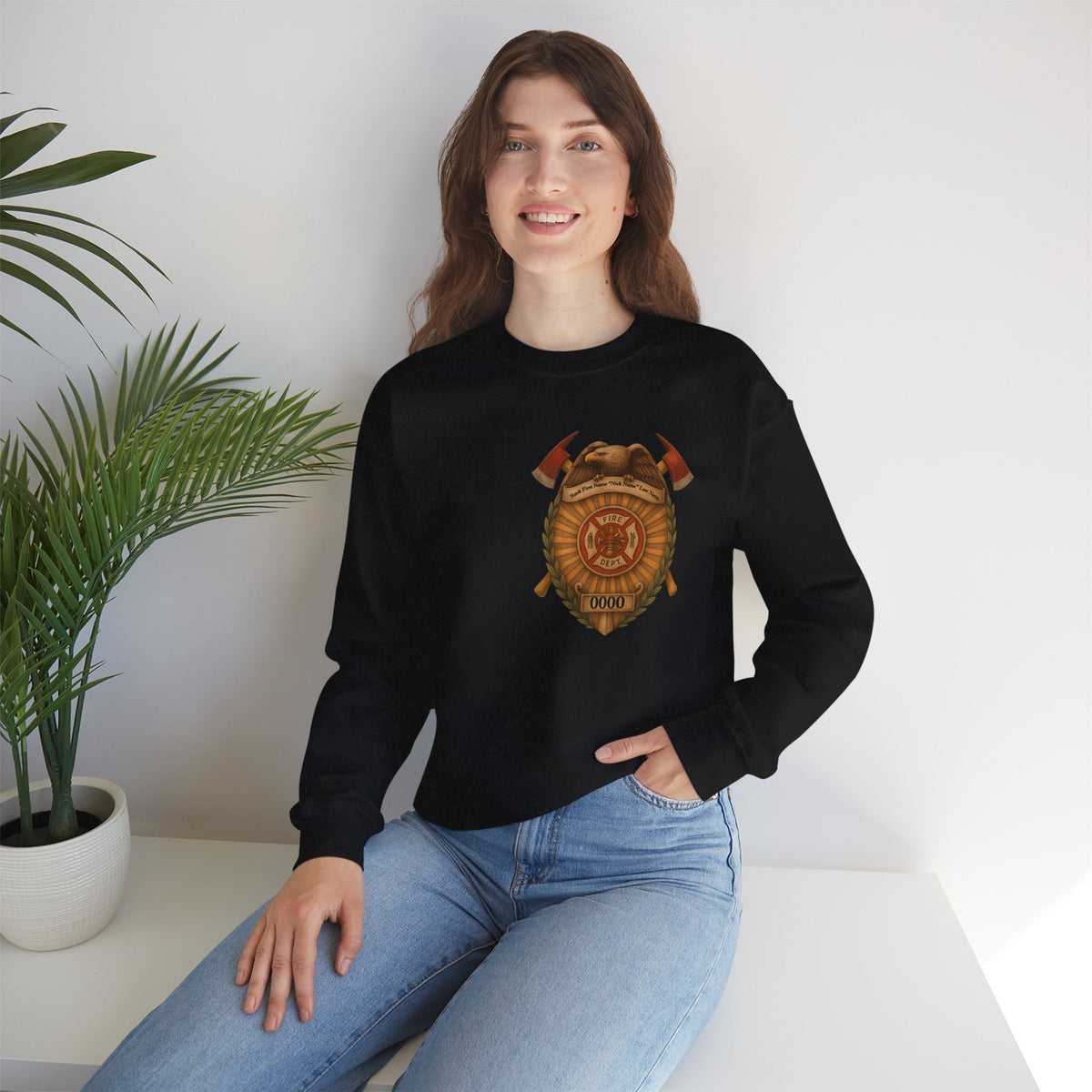 Firefighting: Not a Job, a Brotherhood Crewneck Sweatshirt
