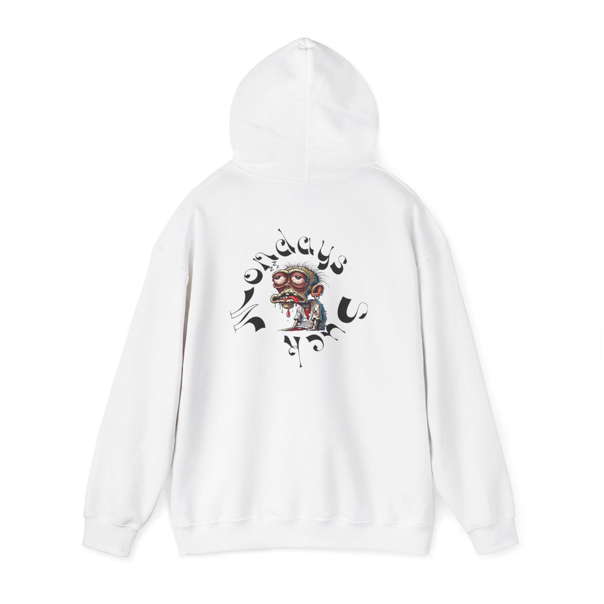 Hoodie - Funky Cartoon Skull Graphic Hoodie