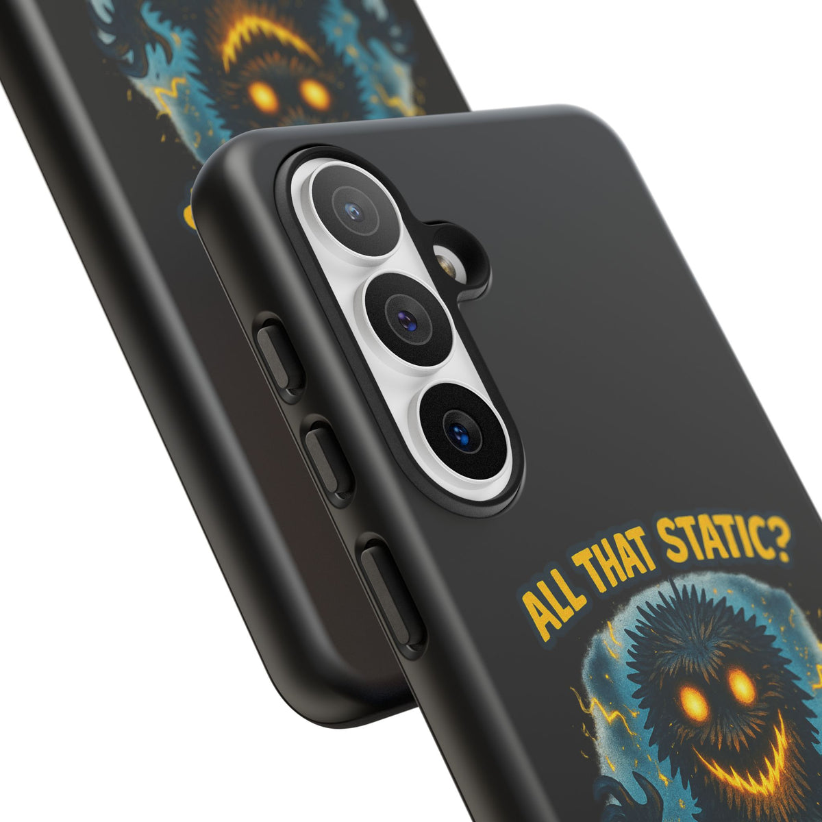 Phone Case — 'All That Static? That's Me Charging Up' Cute Monster Protective Case