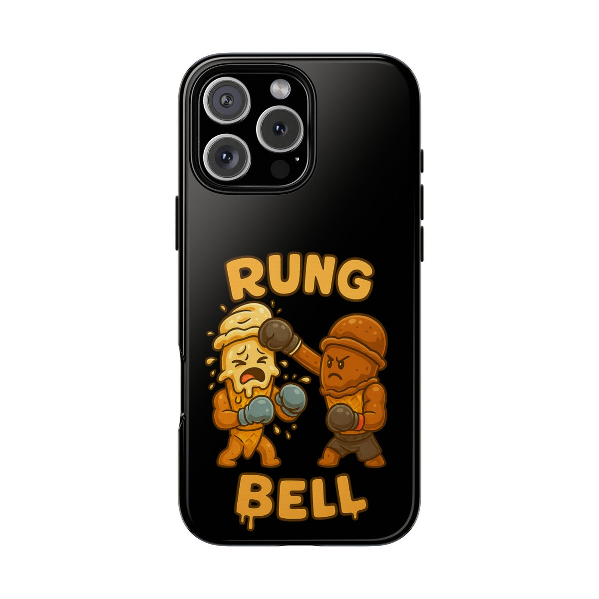 Phone Case — "Rung Bell" Boxing Cartoon Protective Cover