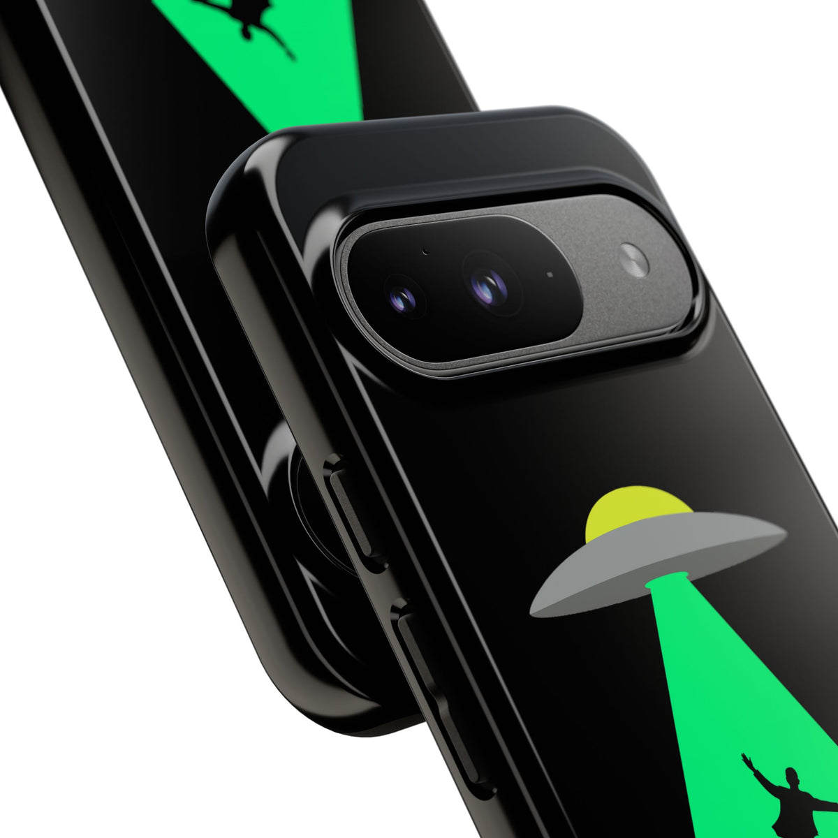 Phone Case — 'Beamed Up Before Rent Was Due' Alien Abduction Design