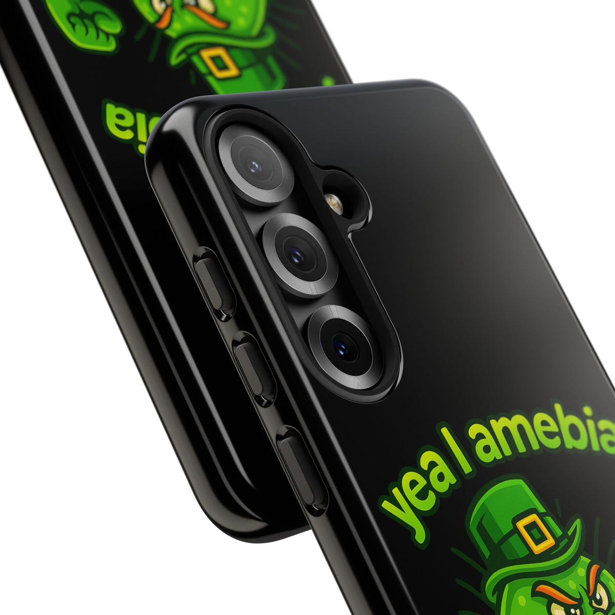 Phone Case – “Yea I Amebia, Amebia Your Face” St. Patrick’s Day Funny Amoeba Design