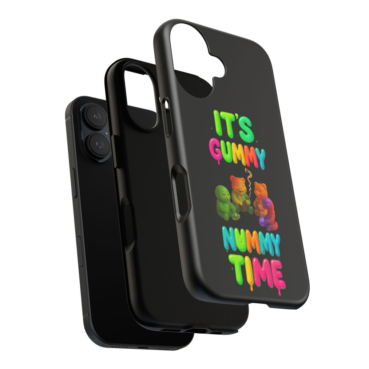 It's Gummy Nummy Time Phone Case — Colorful Gummy Bears Protective Case