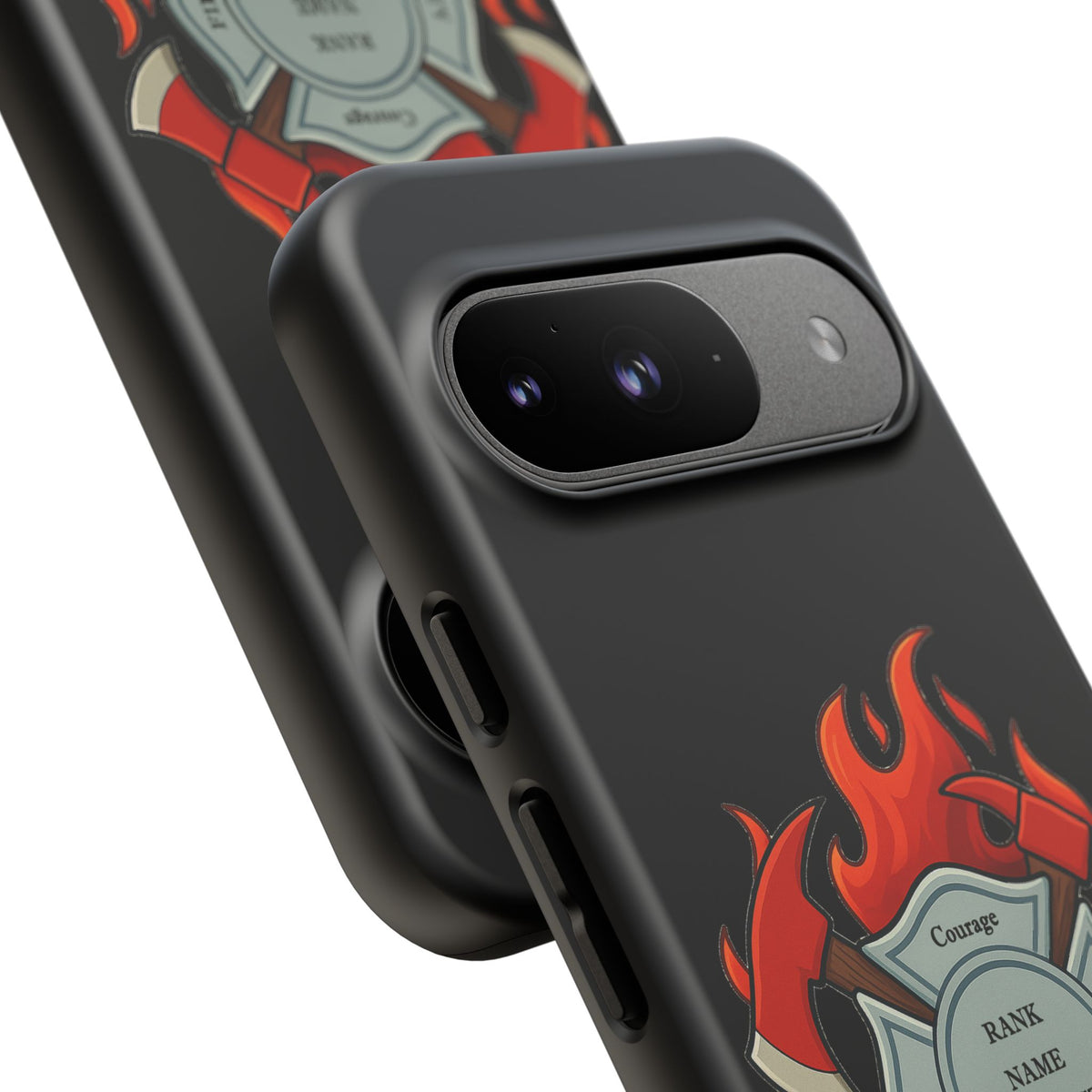 Firefighter Maltese Cross Phone Case — Custom Rank/Name/District Design