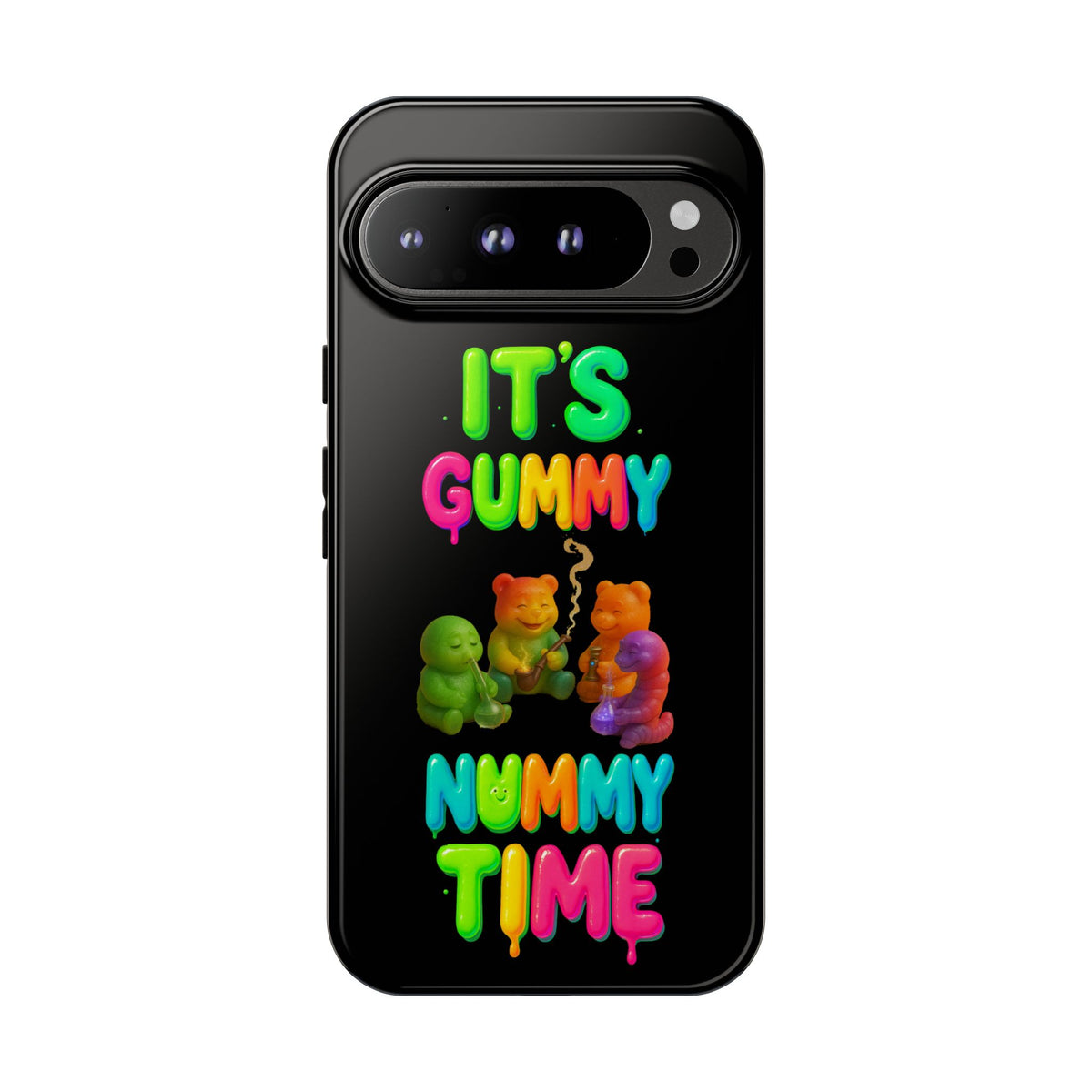 It's Gummy Nummy Time Phone Case — Colorful Gummy Bears Protective Case