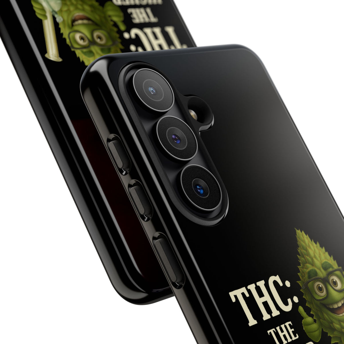 THC The Higher Curriculum Phone Case – Funny Cannabis Nug Cartoon iPhone Case