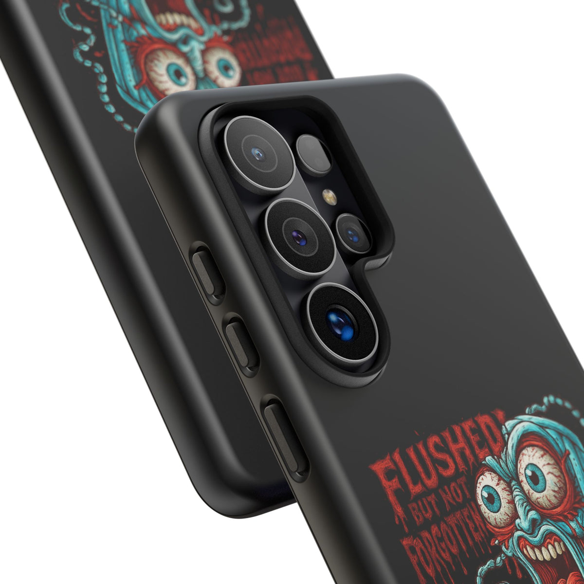 Horror Toilet Monster Phone Case — “Flushed but Not Forgotten” Tough Protective Case