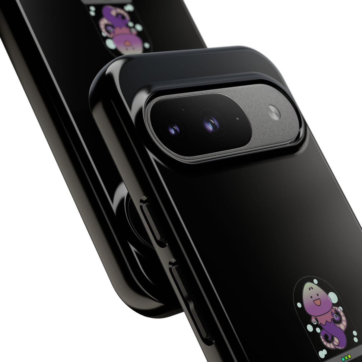 Phone Case — 'Got Protection?' Cute Purple Alien Anti-Shock Protective Cover
