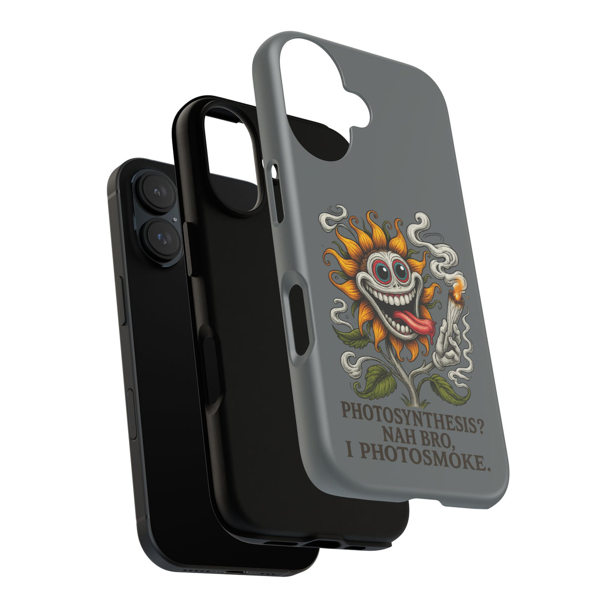 Photosmoke Sunflower Phone Case — Funny Stoner Botanical iPhone Cover