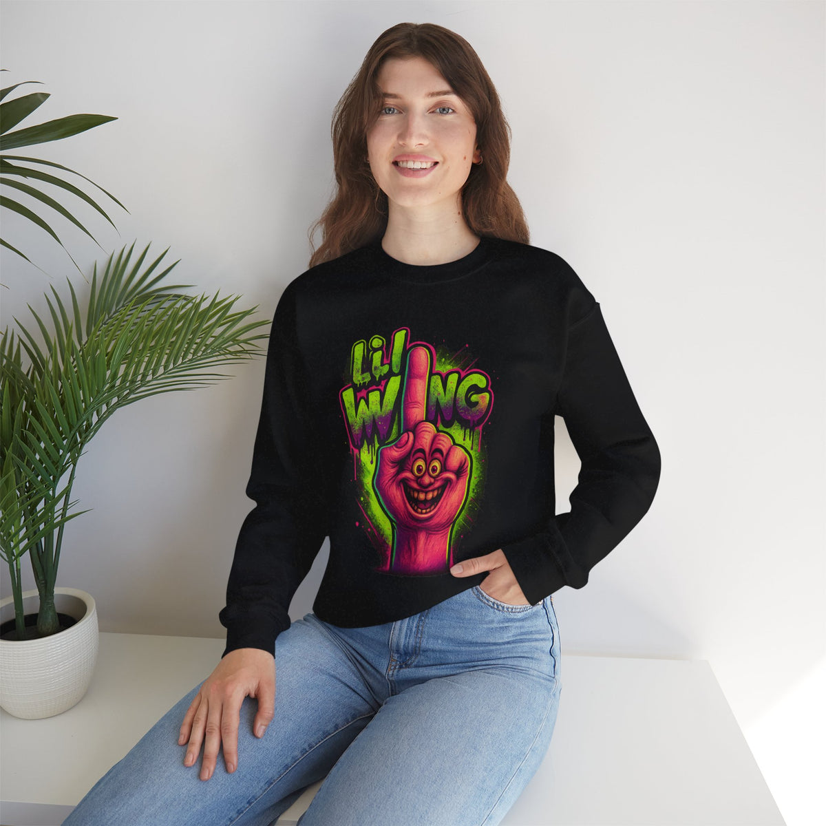 Lil Wang – Mutant Finger Edition Crewneck
