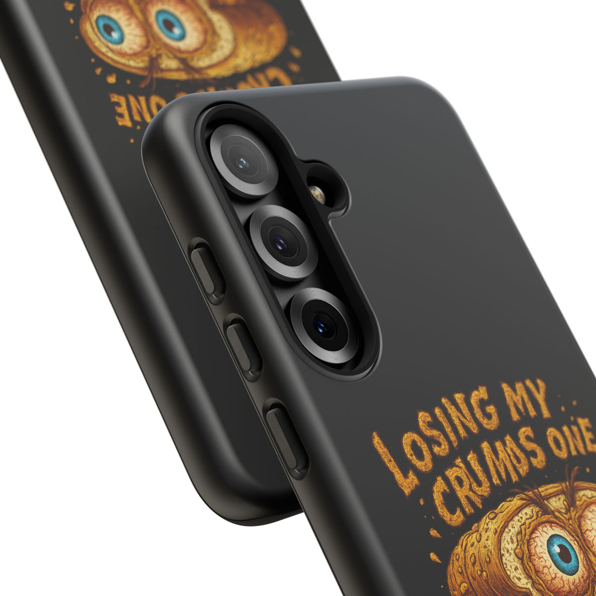 Phone Case — "Losing My Crumbs One Thought at a Time" Funny Retro Bread Illustration