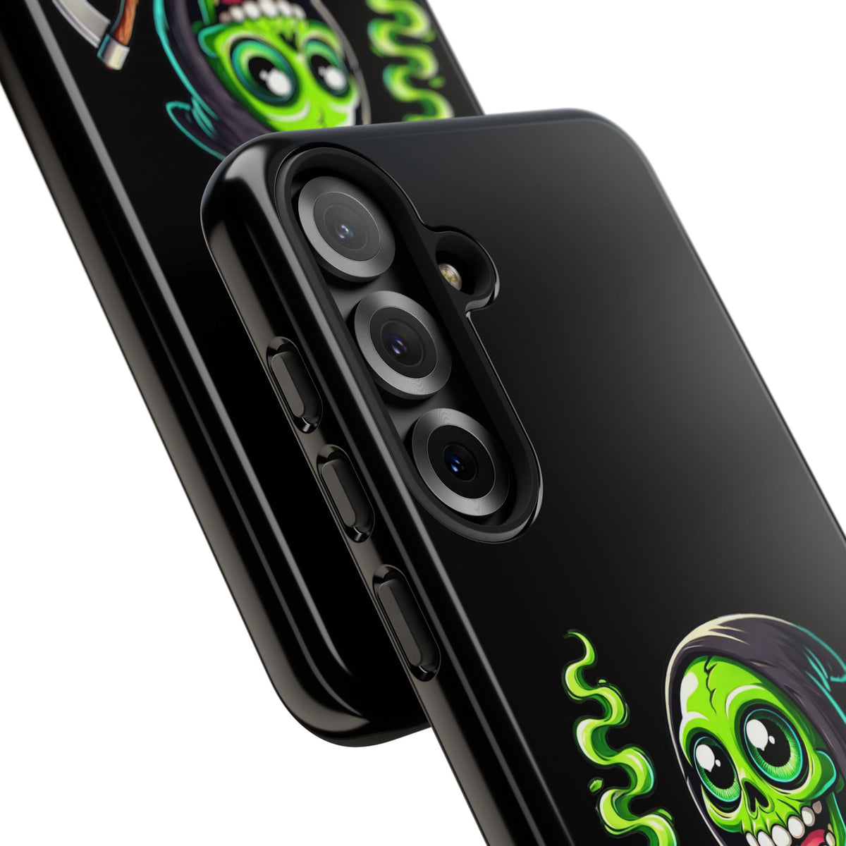 Grinning Green Reaper Phone Case