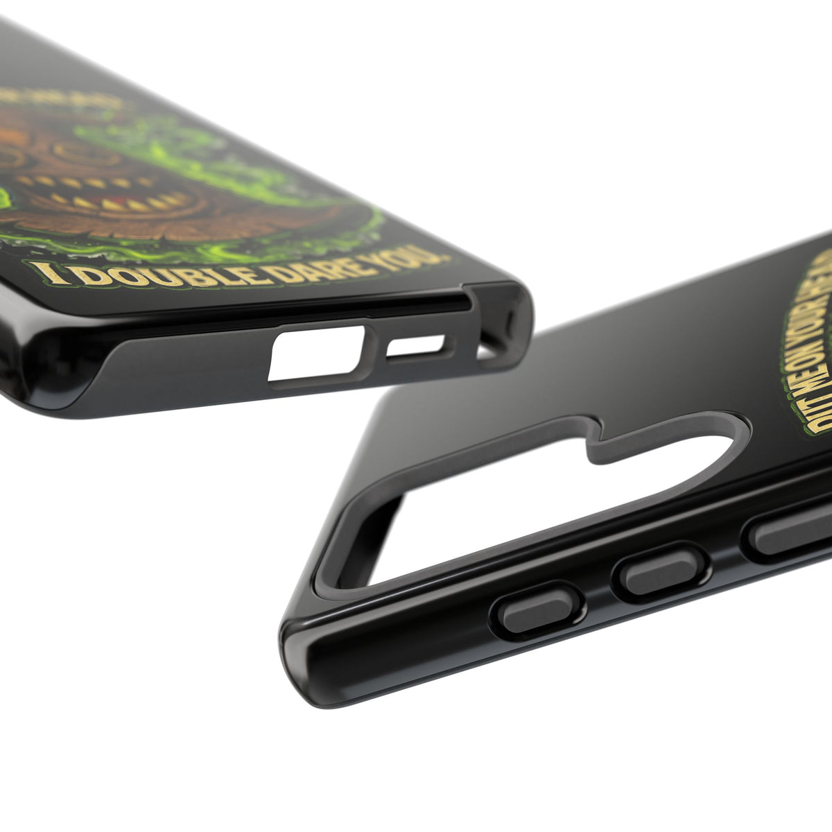 Phone Case — “Put Me On Your Head, I Double Dare You” Scary Witch Hat Design
