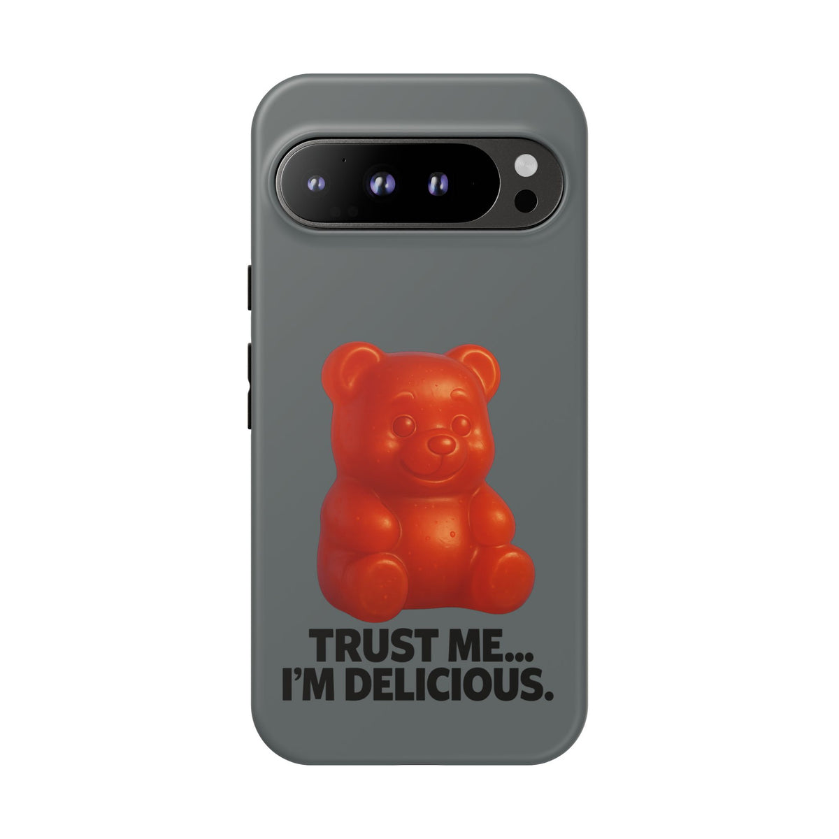 Phone Case — Red Gummy Bear 'Trust Me... I'm Delicious' Protective Case