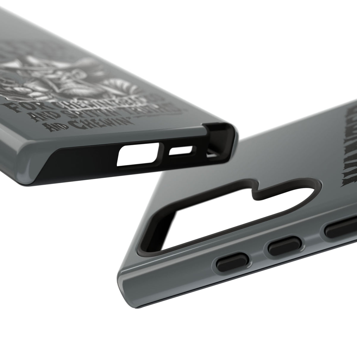 Phone Case — "Wanted Alive!" Cowboy Chewin' Tobacco Graphic