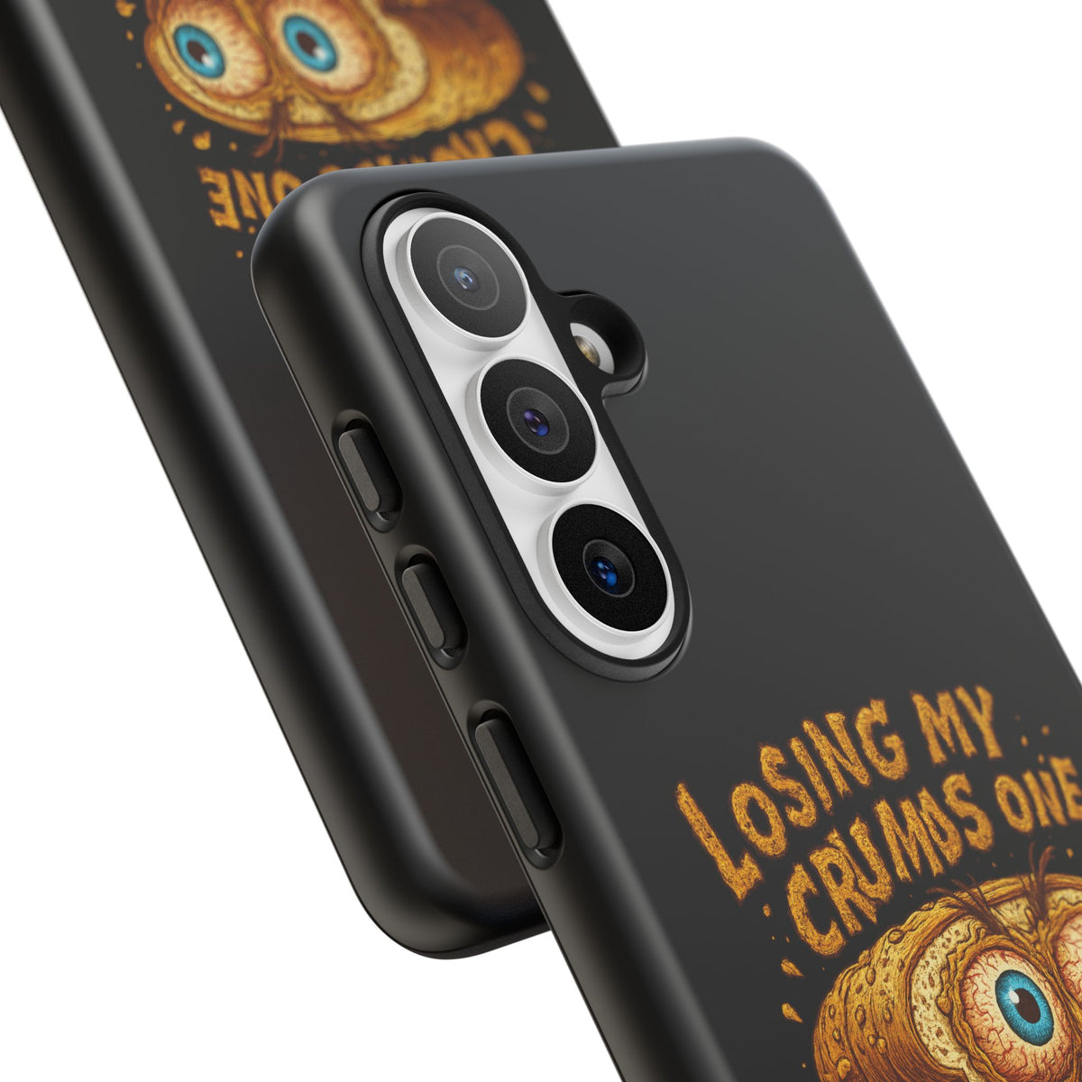 Phone Case — "Losing My Crumbs One Thought at a Time" Funny Retro Bread Illustration