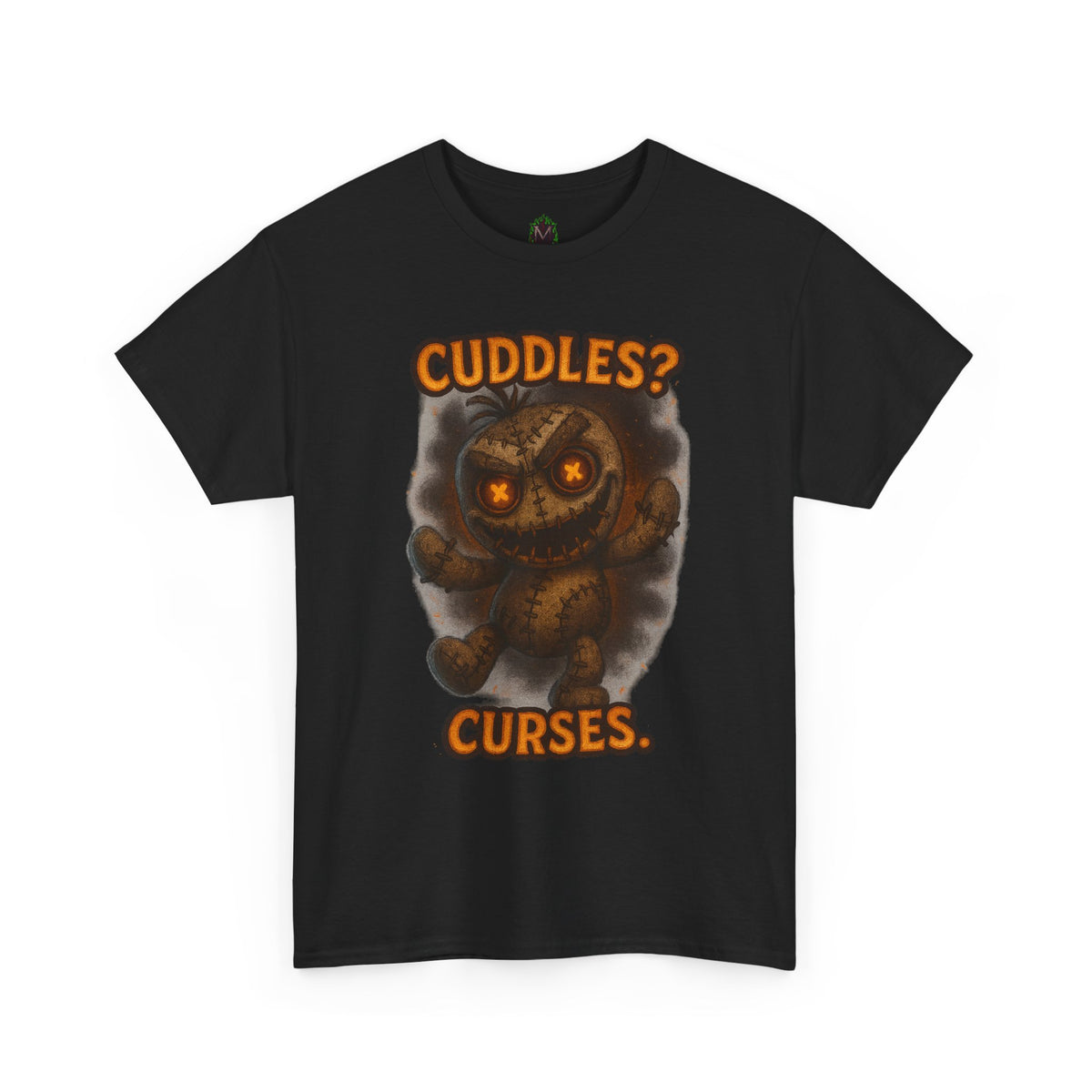 Cuddles? Curses. bear graphic tee | T-Shirt