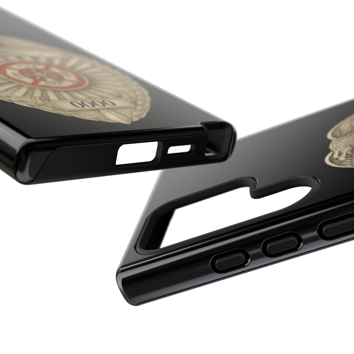 Firefighter Badge Phone Case – Personalized Dept. Emblem Tough Case