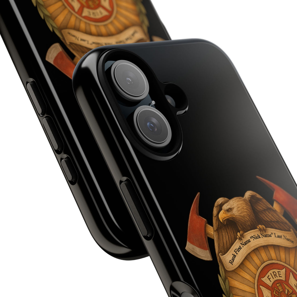 Firefighter Badge Phone Case — Tough Cases Customizable Emblem Design