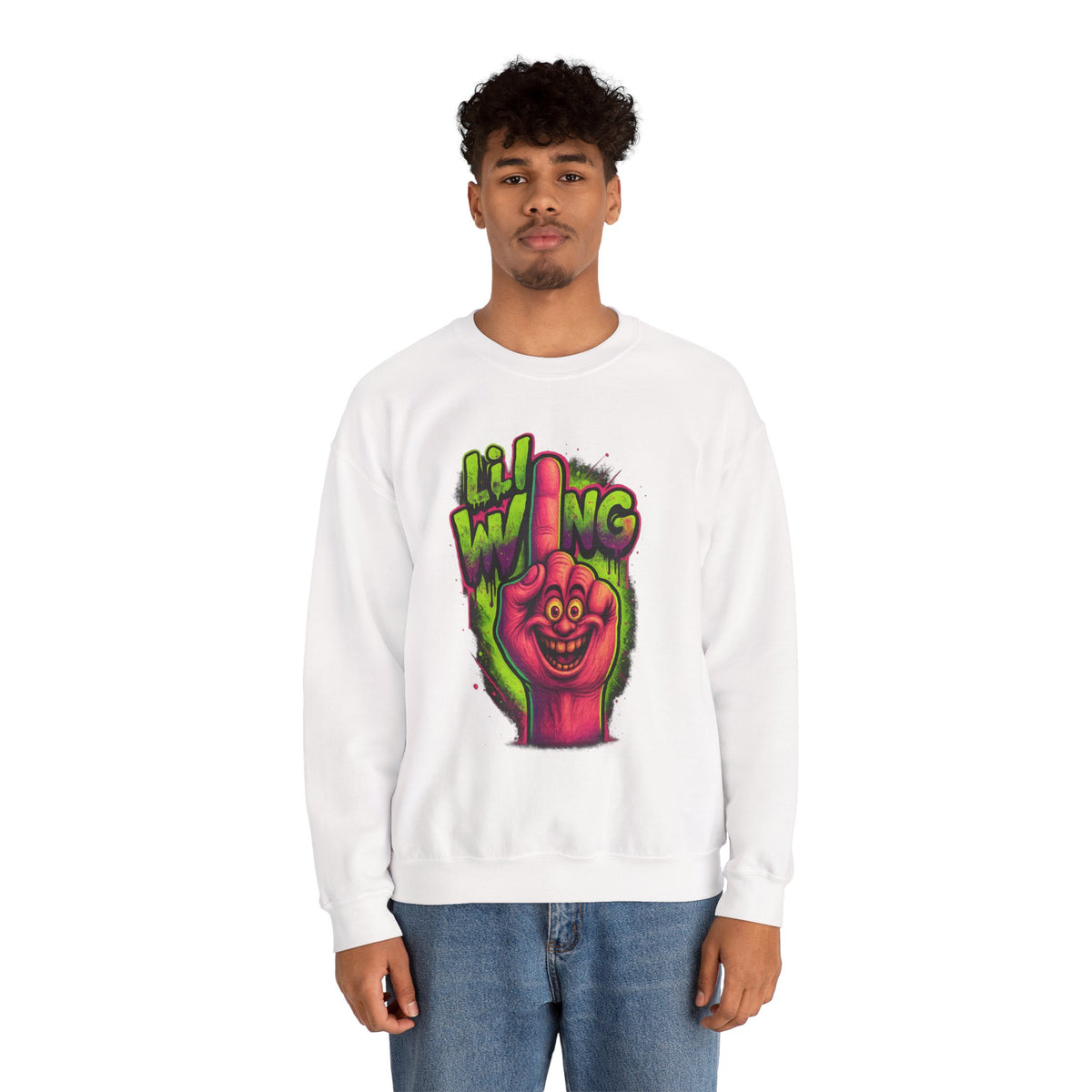 Lil Wang – Mutant Finger Edition Crewneck