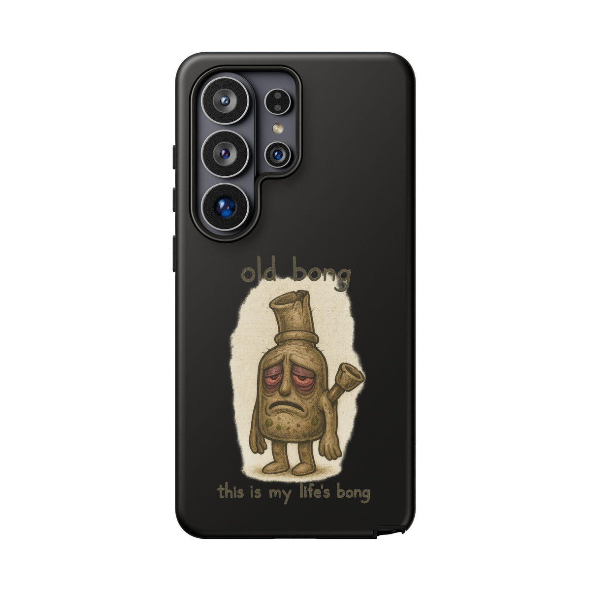 Phone Case — 'Old Bong' Funny Stoner Illustration, "This Is My Life's Bong"