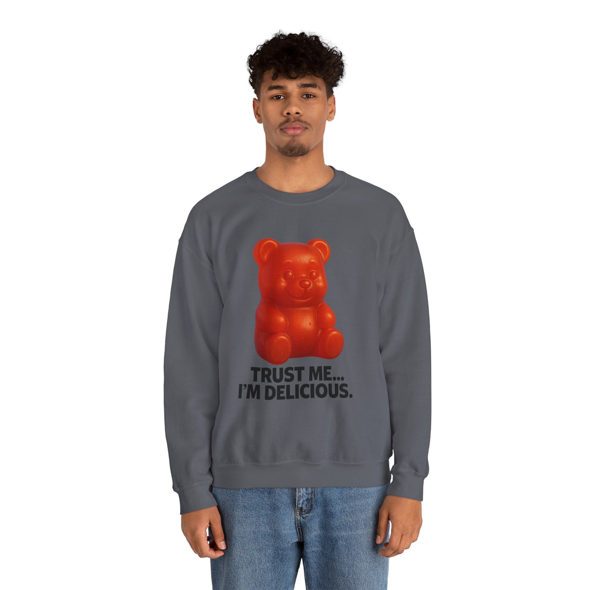 Trust Me I'm Delicious Gummy Bear Crewneck