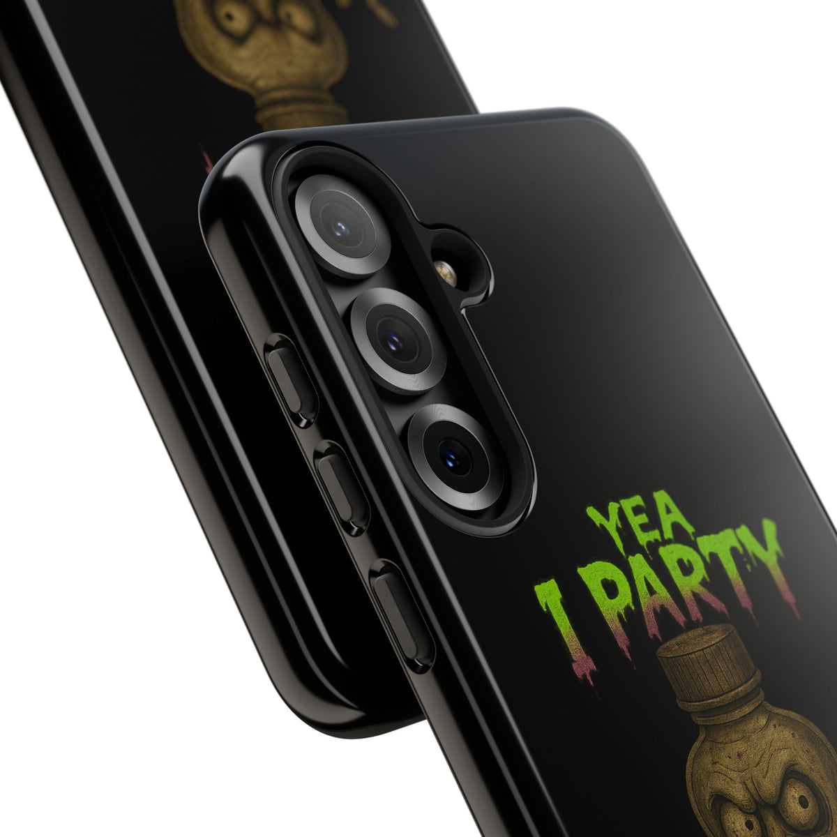 Phone Case — 'Yea I Party' Creepy Baby Bottle Graphic