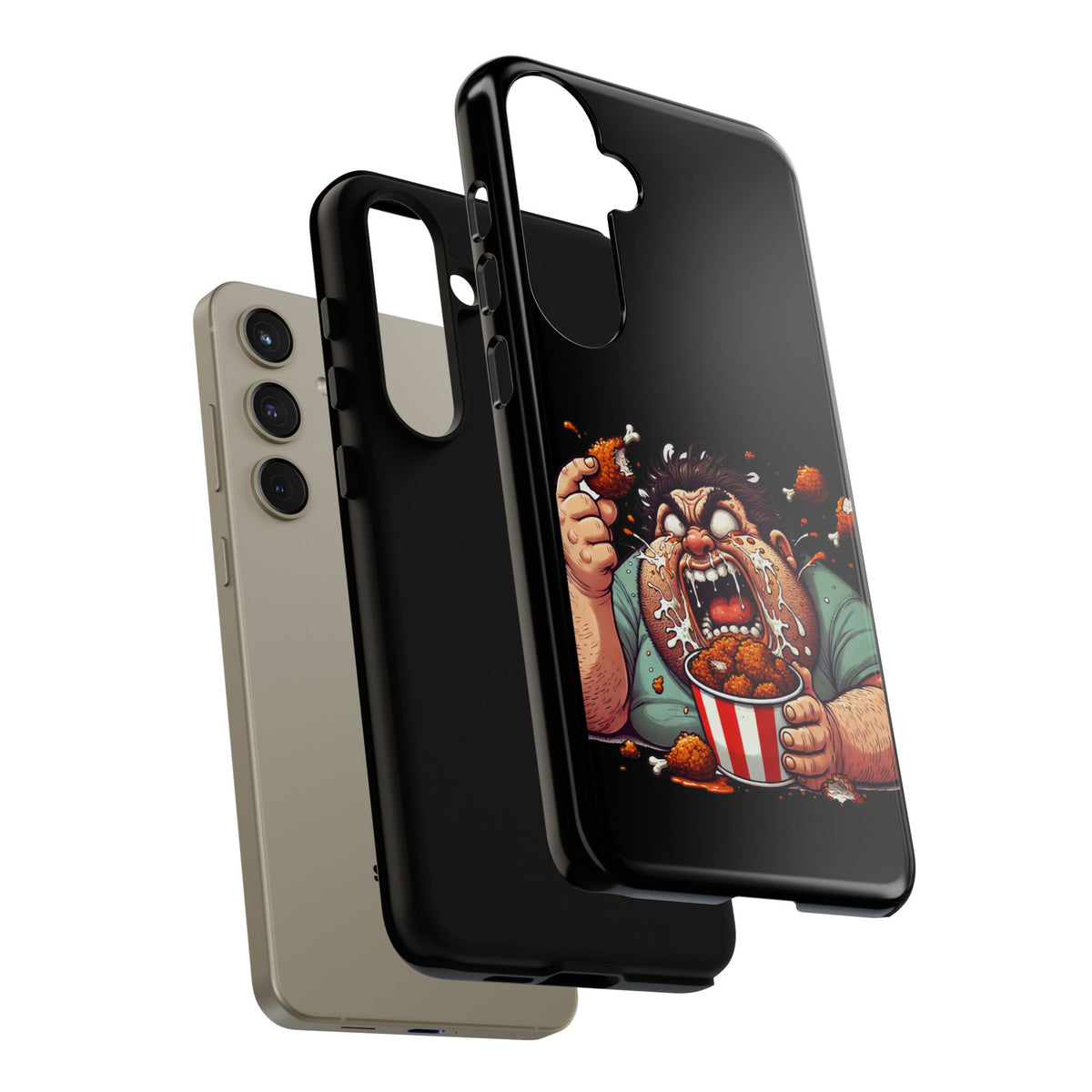 Phone Case — "Tough Cases" Chicken Wing Feast Graphic