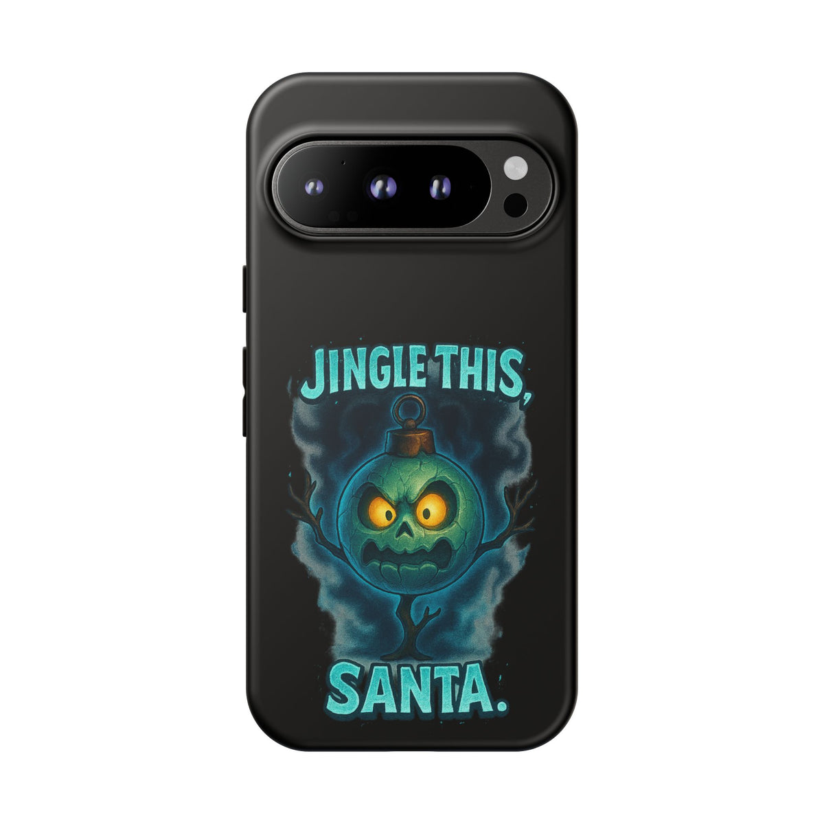 Phone Case - 'Jingle This, Santa' Spooky Holiday Protective Case