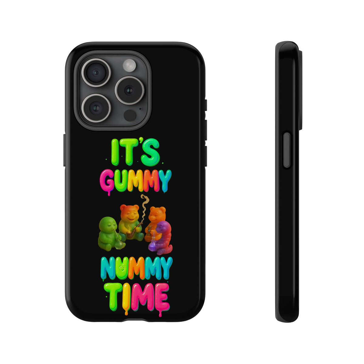 It's Gummy Nummy Time Phone Case — Colorful Gummy Bears Protective Case