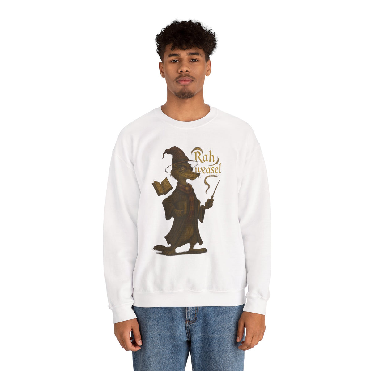 Rah Weasel Crewneck – Wizarding Parody Edition