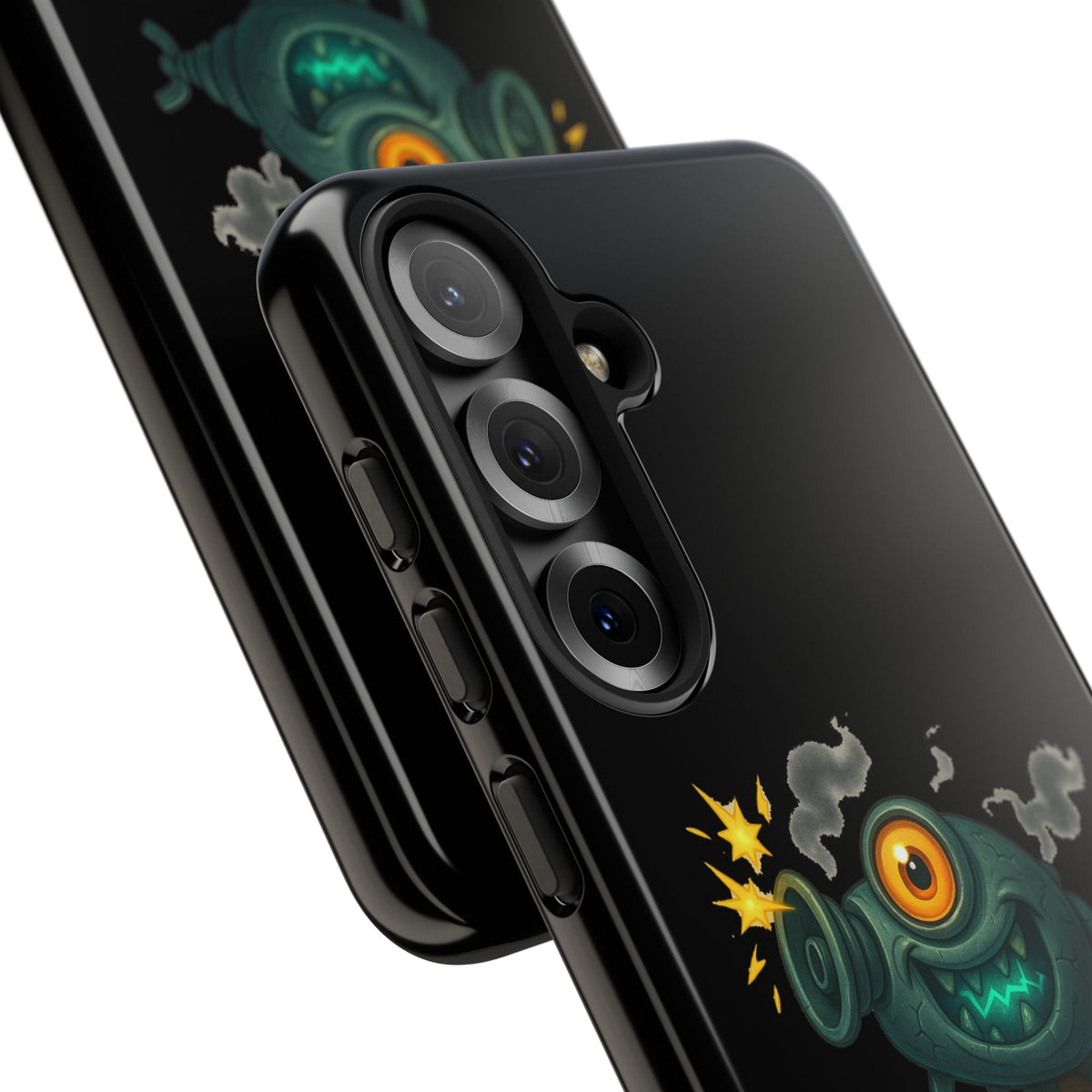 Phone Case — Cute Zombie Blaster Design with "I See You... And Now You're Toast"