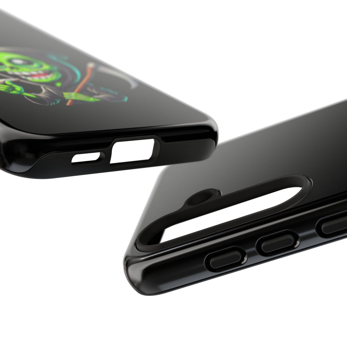 Grinning Green Reaper Phone Case