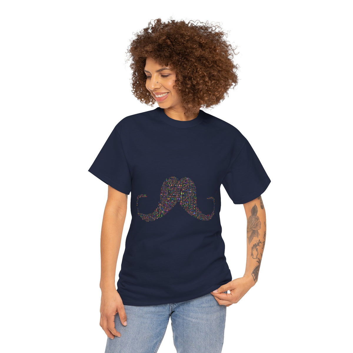 Funny Mustache Tee