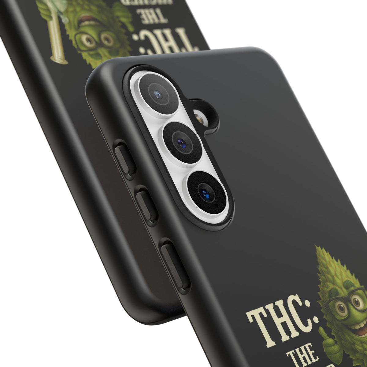 THC The Higher Curriculum Phone Case – Funny Cannabis Nug Cartoon iPhone Case