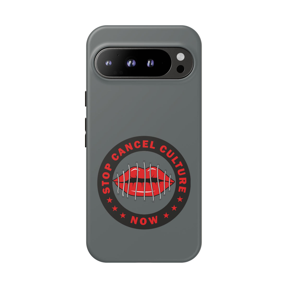 Phone Case — "Stop Cancel Culture Now" Graphic Tough Protective Case