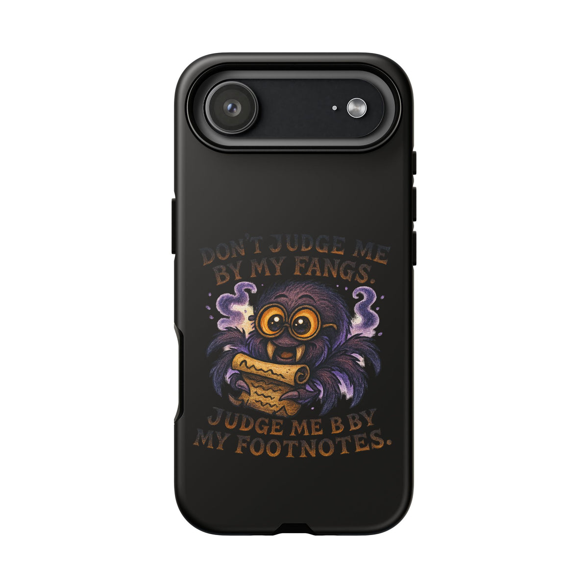 Phone Case — Fiery One-Eyed Demon with "I See Your Soul... And It's Disappointing"