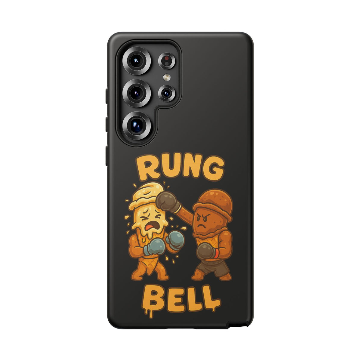 Phone Case — "Rung Bell" Boxing Cartoon Protective Cover