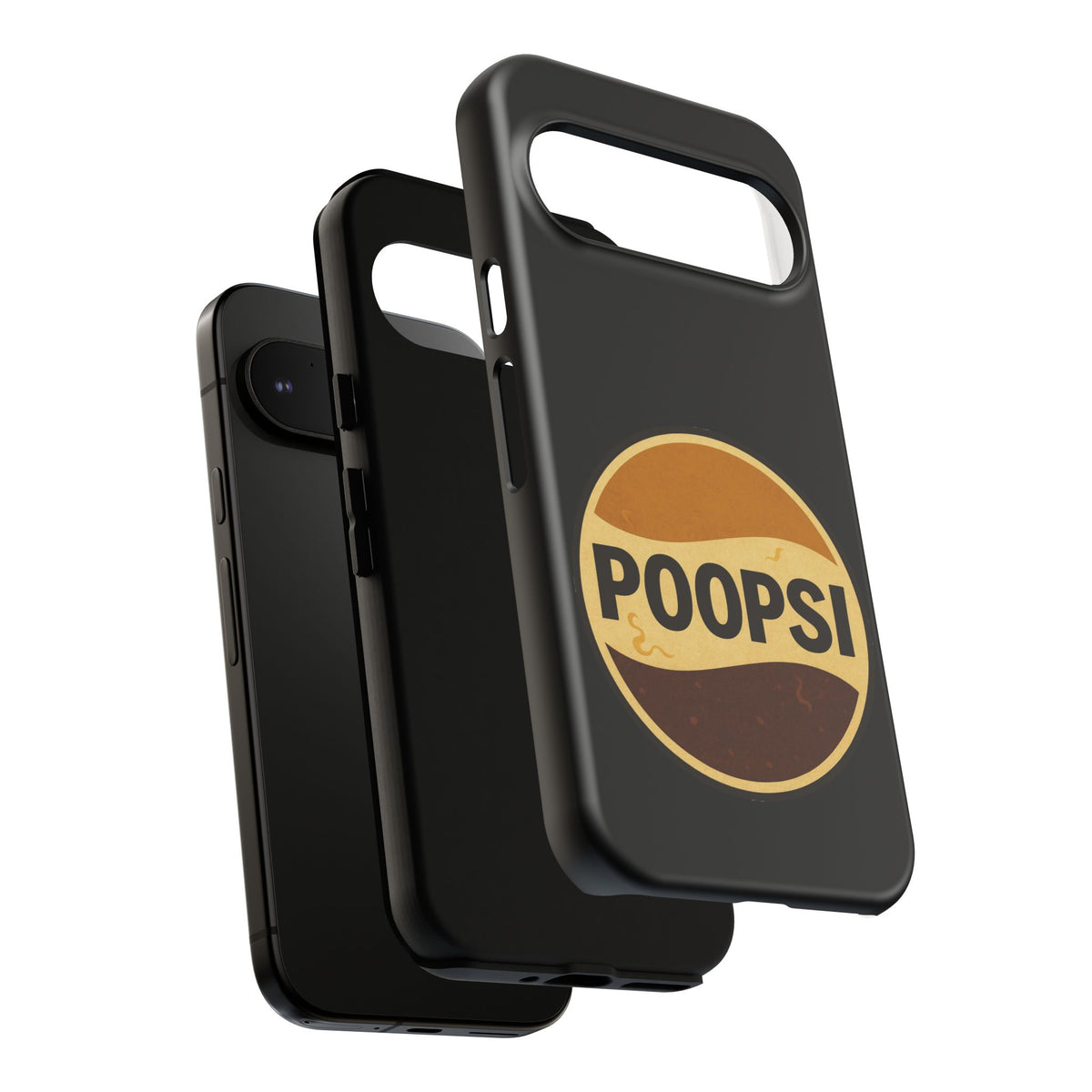 Poopsi Retro Logo Phone Case — Funny Vintage Soda-Inspired iPhone Cover