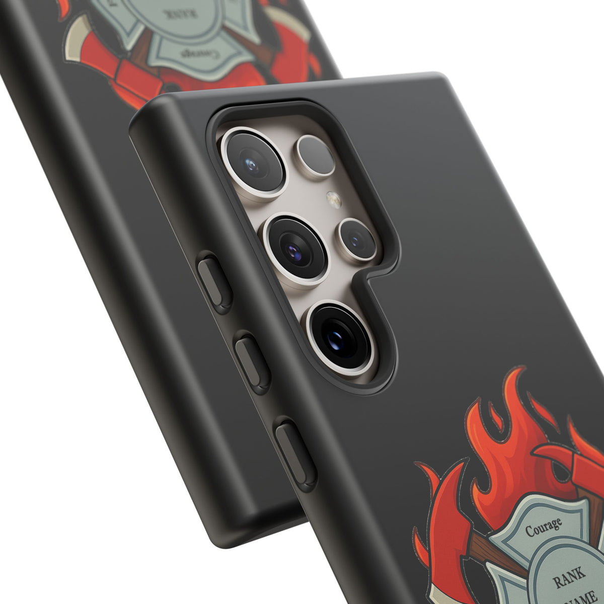 Firefighter Maltese Cross Phone Case — Custom Rank/Name/District Design